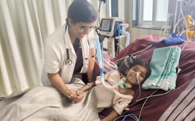 Piyush with Dr Ashita.